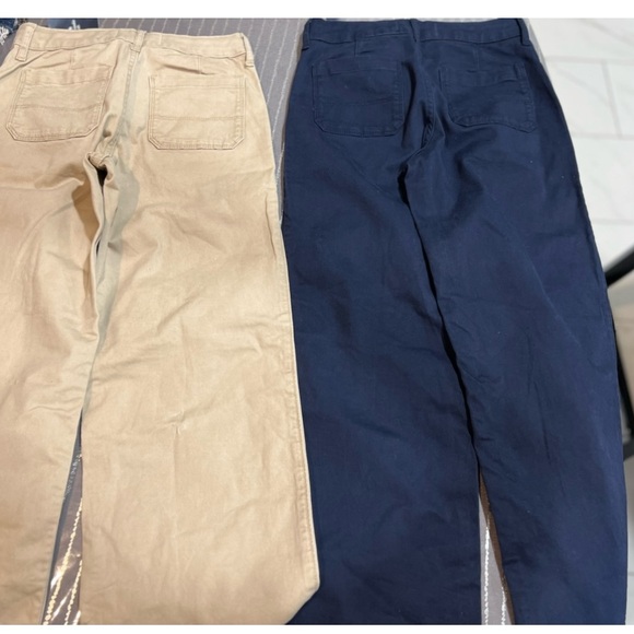 Abercrombie Kids cargo navy and khaki pants - Picture 2 of 5